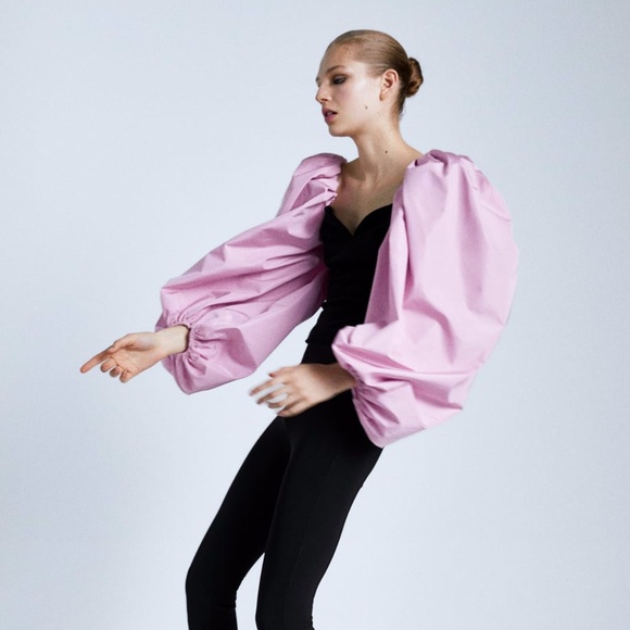 ZARA 🍸 Limited Edition Top ✨ in Pink & Black. NEW without tag. - Picture 4 of 7